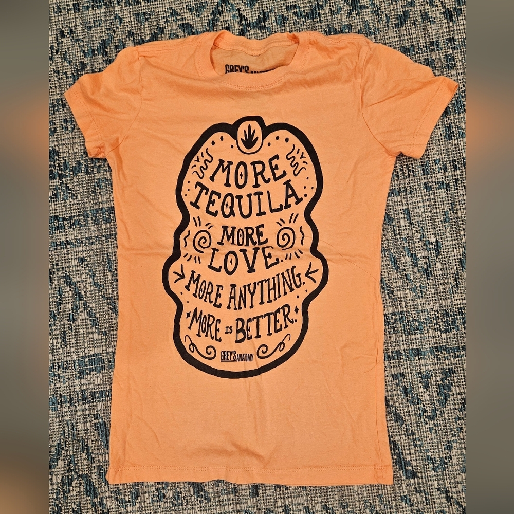 Grey's Anatomy Orange Short Sleeve Tee